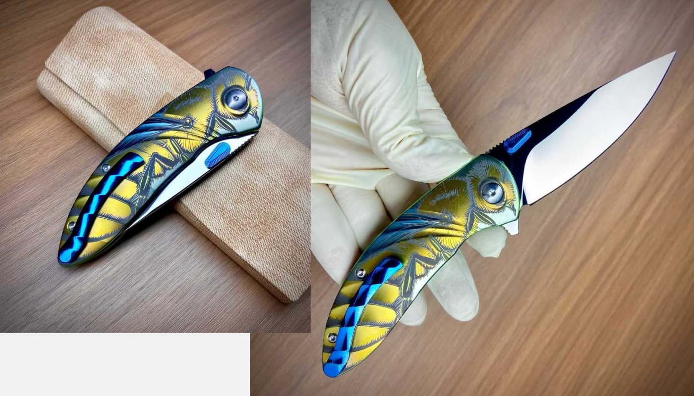 bees folding knife